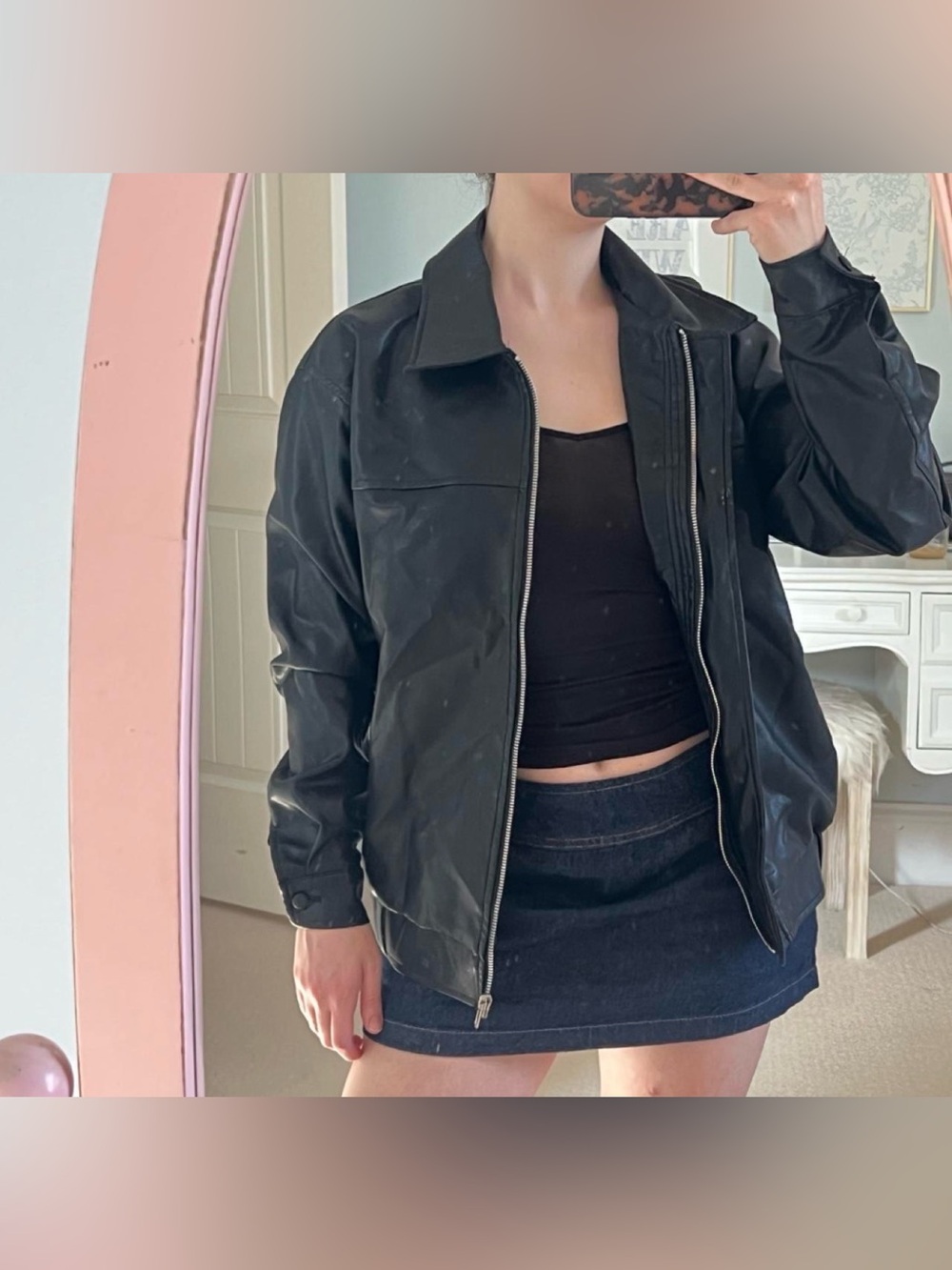 That’s So Fetch Black Leather Jacket